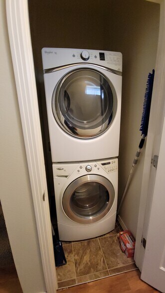 Shared washer and dryer, located downstairs - 2127 S Leadville Ave