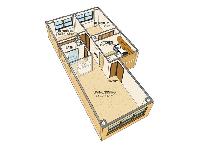 Floorplan - Parkview Manor Apartments