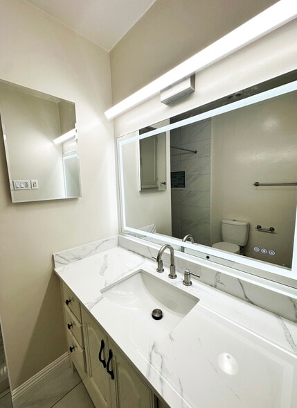 Unit 1 Bathroom Vanity - 437 E 8th St