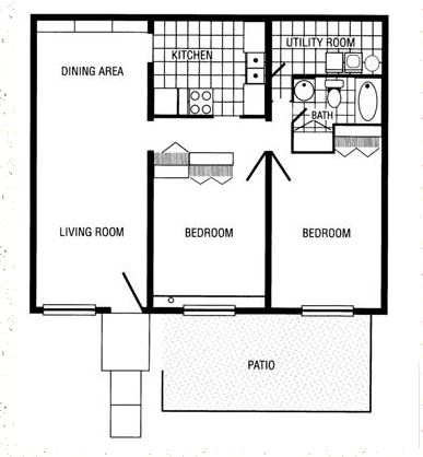 Two Bedroom - Baltimore Court Apartments