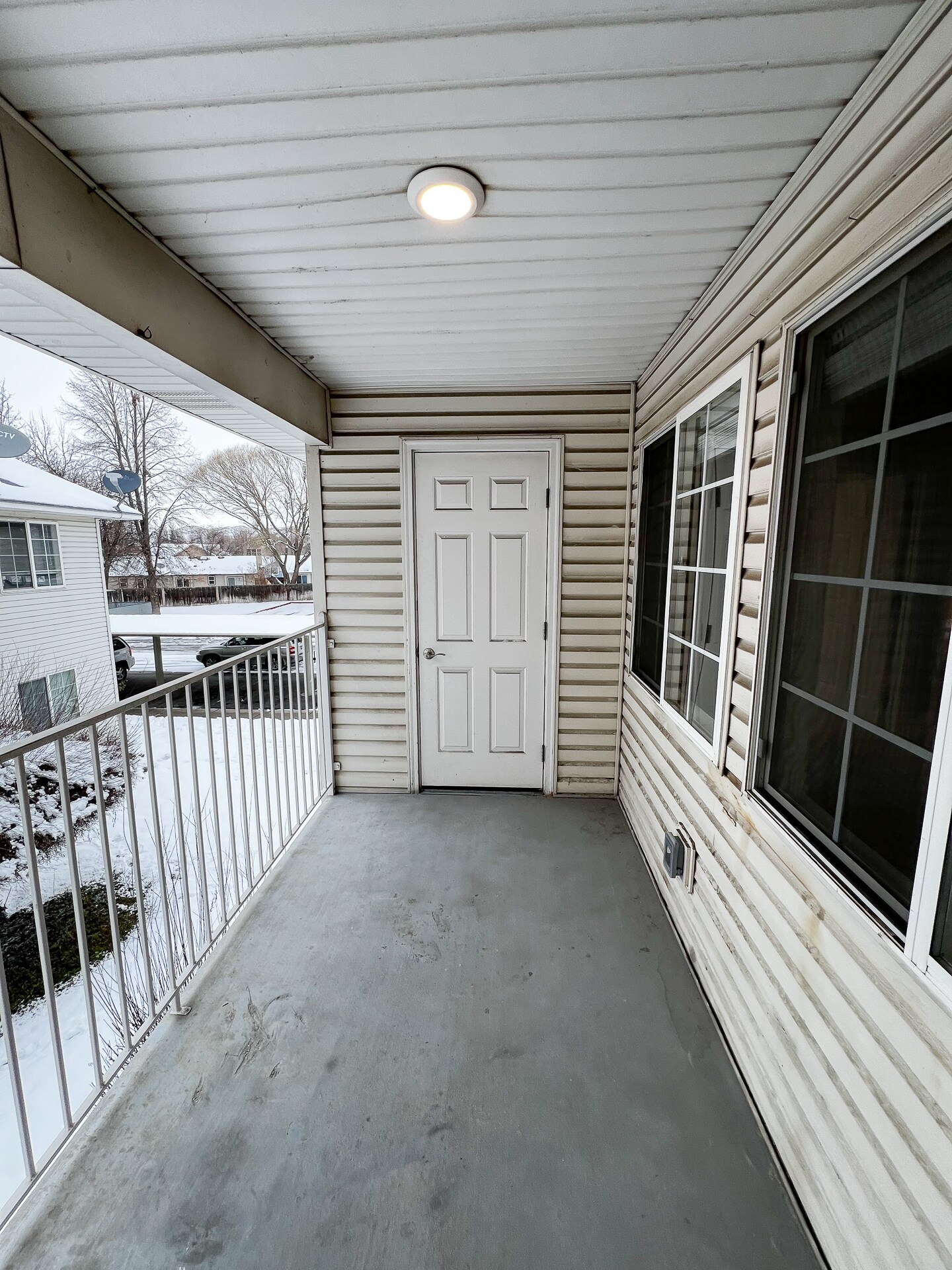 Private patio and storage area. - 6521 W Lucky Ln
