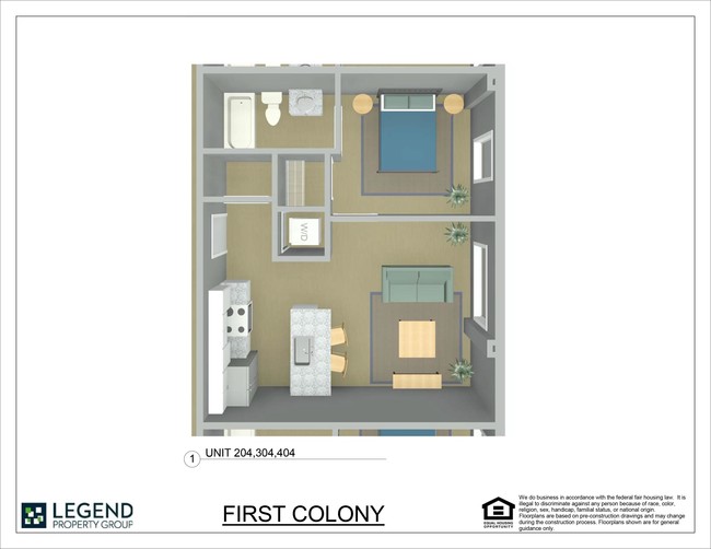 Floorplan - First Colony Flats