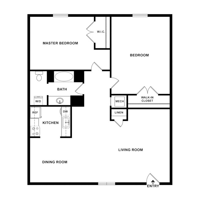 Floorplan - Parkridge Apartments