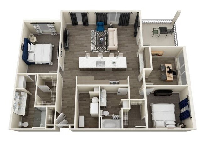 Floorplan - Aspire Kenwood Apartments