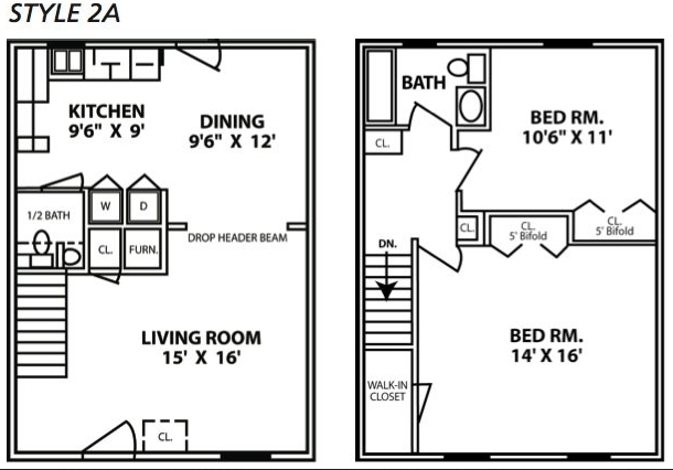 Floorplan - Lewiston Townhomes