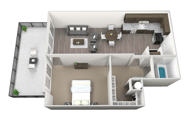 Floorplan - 230 West Alabama Apartments