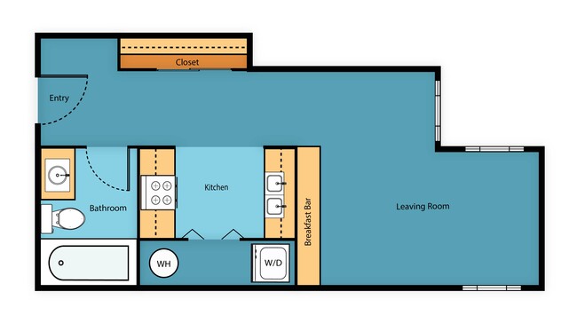 Floorplan - Promenade at the Park Apartment Homes