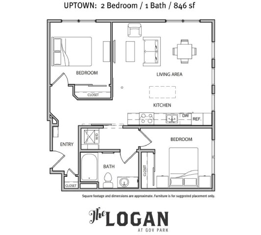 Floorplan - The Logan Apartments