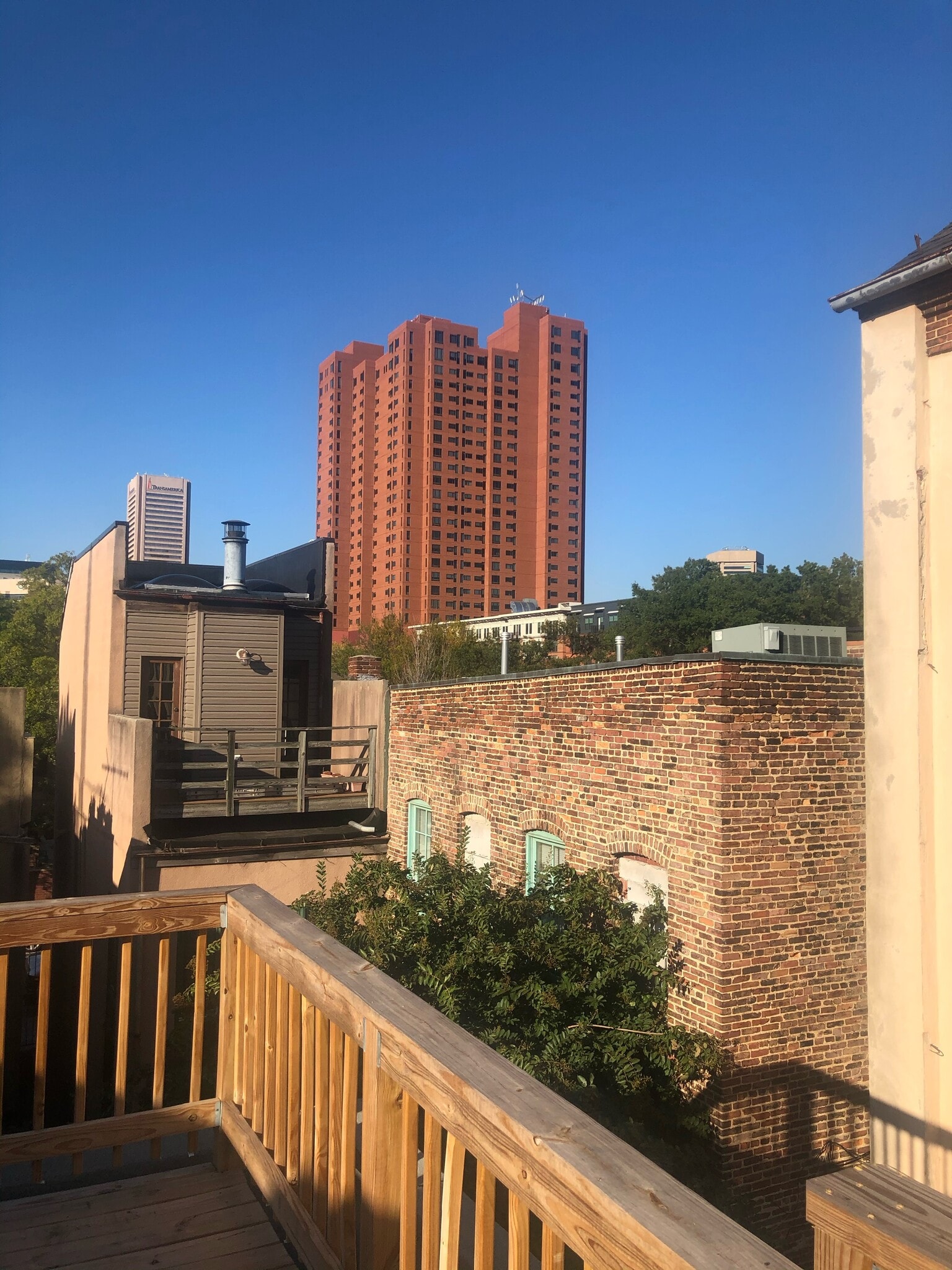 View from deck - 32 W Montgomery St