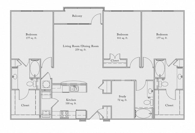 Floorplan - The Bartram