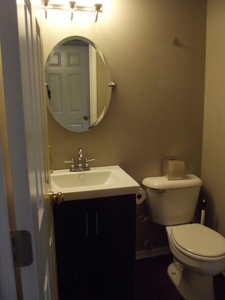 1st floor half bath - 1074 Lakegrove Court