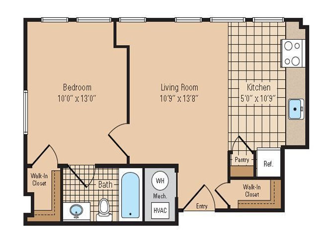 Floorplan - Allentown Center Square 62+ Senior Living