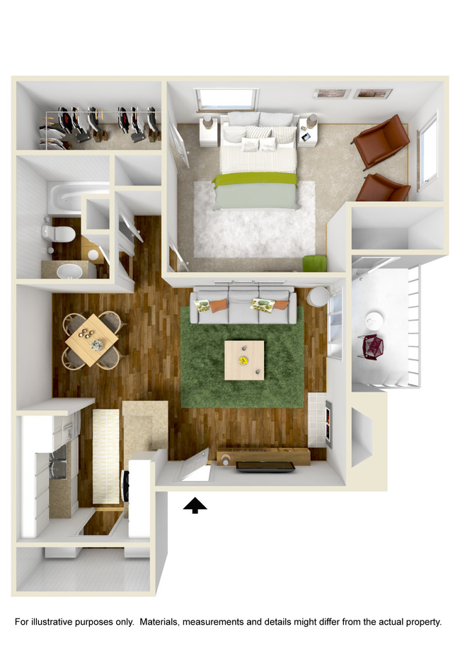 Floorplan - Redstone Vista Apartments