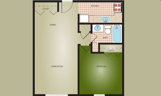 1BR Garden - Woodside Village