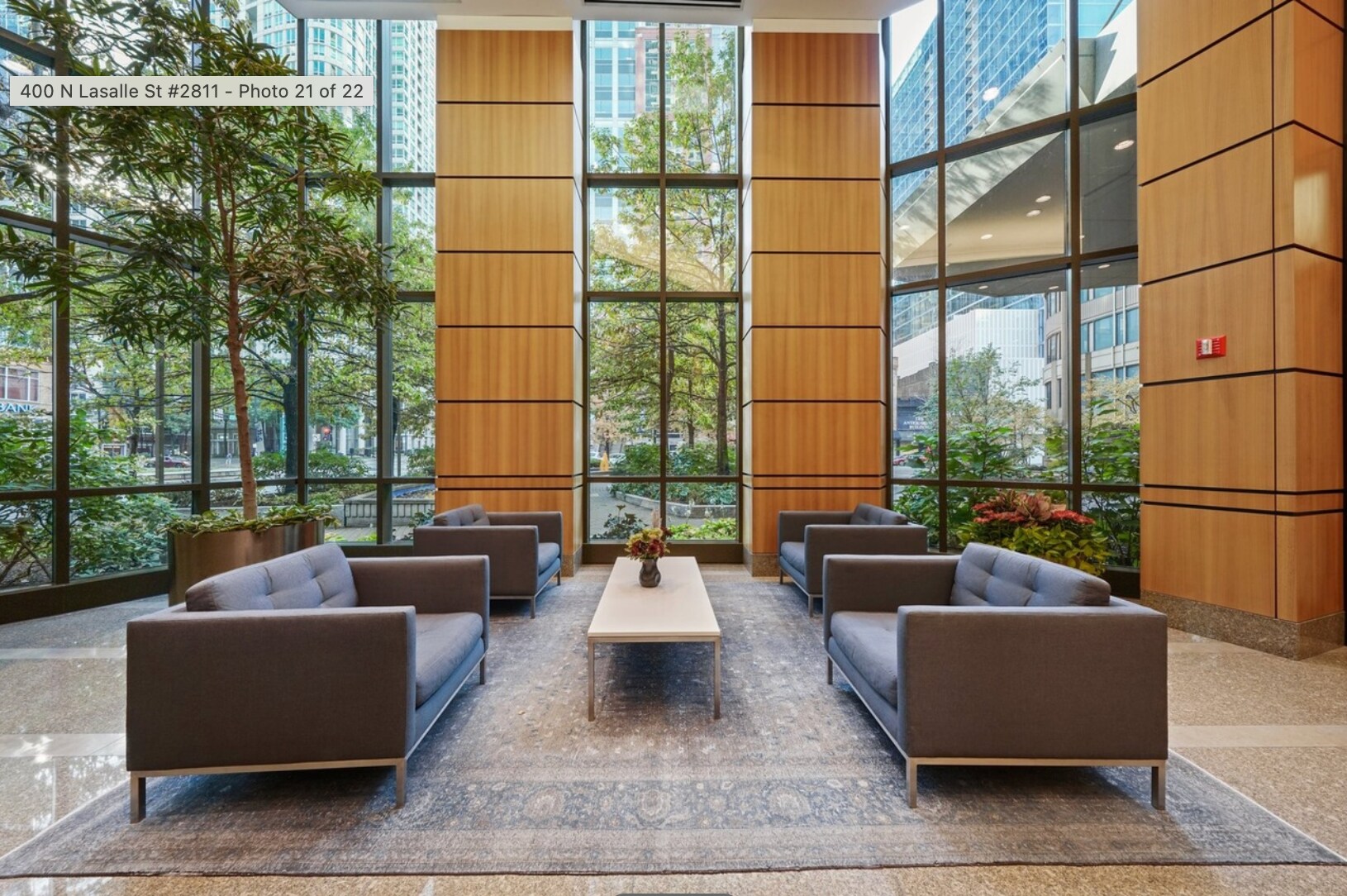 Reception with Soaring Ceilings - 400 N La Salle Dr