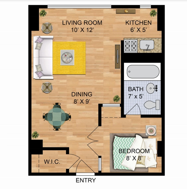 Building Photo - Charming & Bright Junior One Bedroom at Ri...
