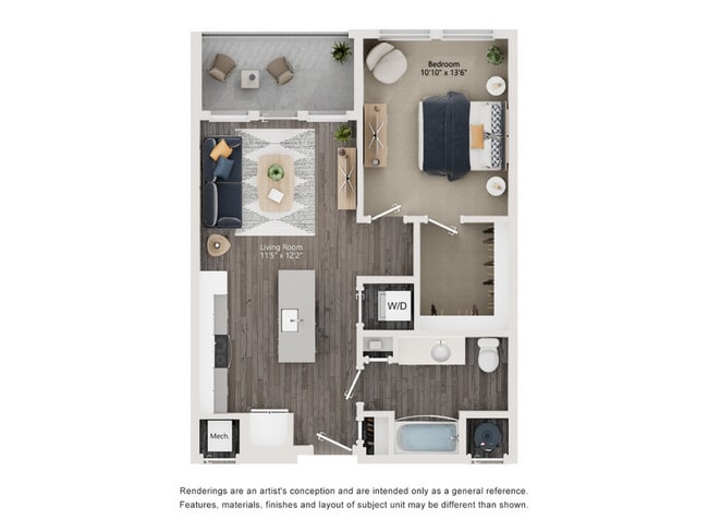 The_Richmond_Apartments_A4_Floorplan_Salt_Lake_City_Utah - The Richmond Apartments