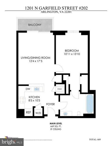 Floor Plan - 1201 N Garfield St