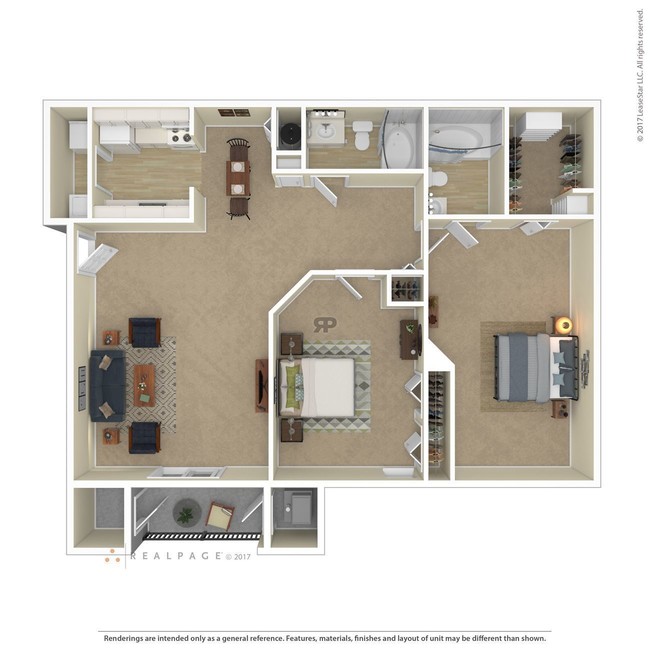 Floorplan - Lakeshore Village Apartments