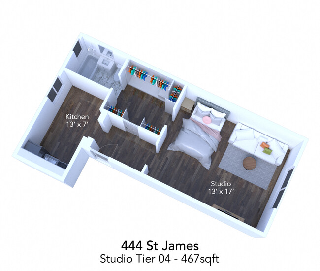 Floorplan - 444 W. St. James Pl.