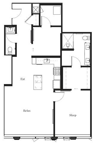 Floorplan - The Residences at Rainier Square