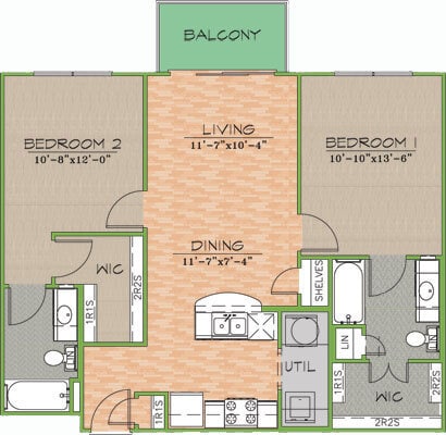 Floorplan - Texan Pearl