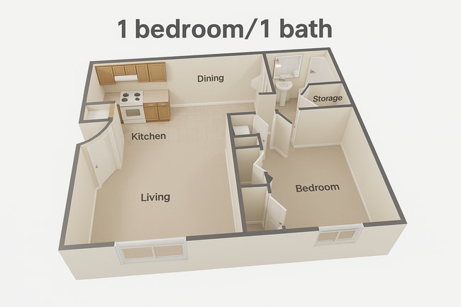 1 Bedroom Flat - Laredo House Apartments