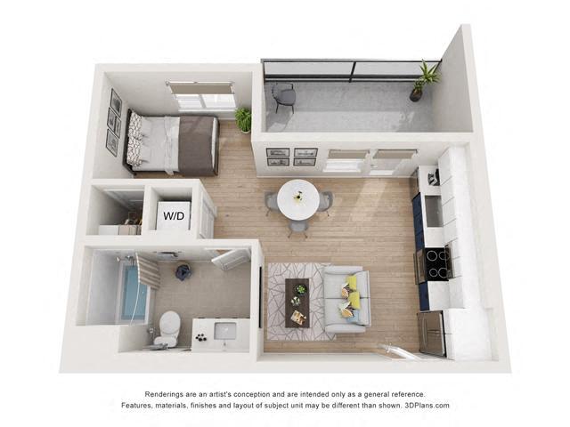 Floorplan - Evani 3223 Wilshire