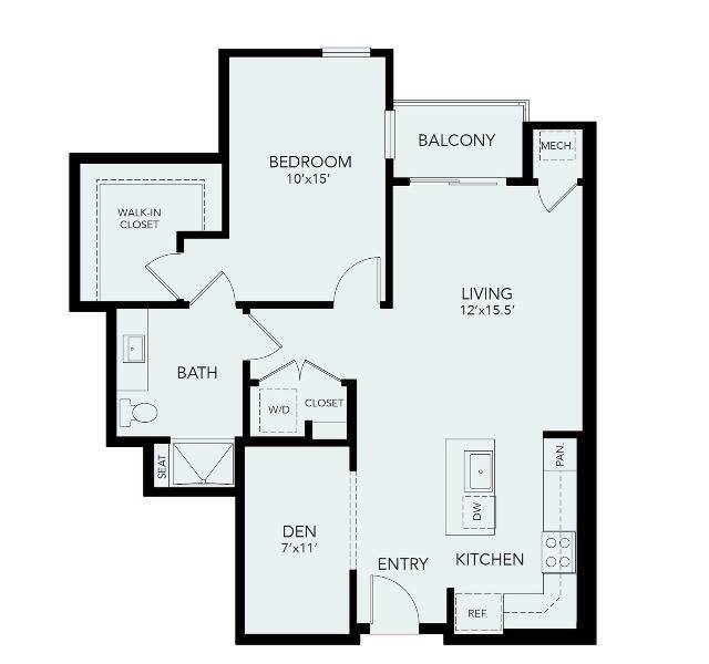 A3 | 1 bed 1 bath | 940 sq ft - Avenida Watermarq