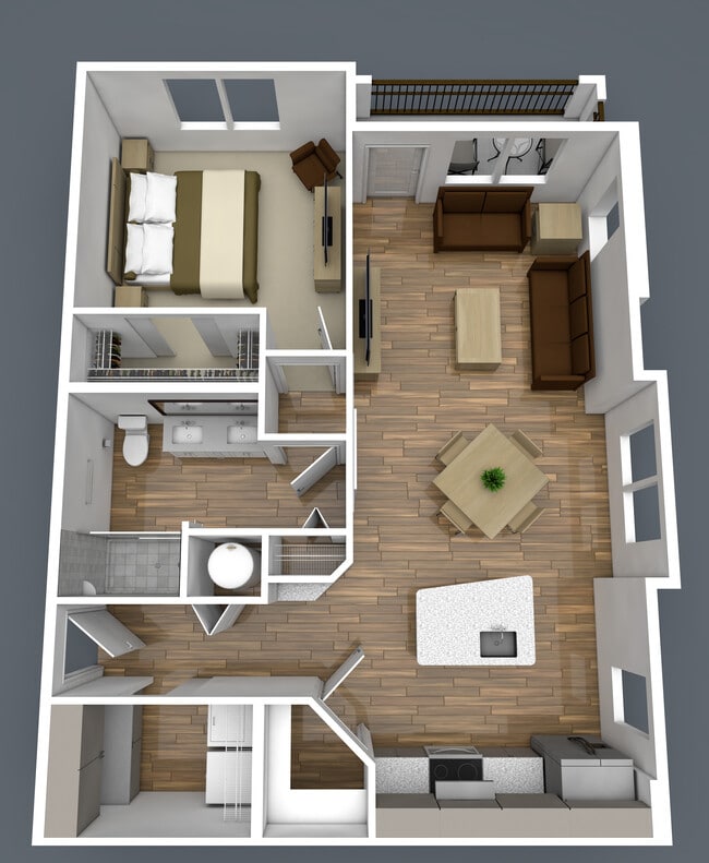 Floorplan - Centre Pointe Apartments
