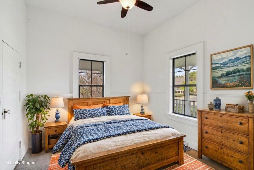 Unit B Virtually staged bedroom 2 - 18490 Empire St