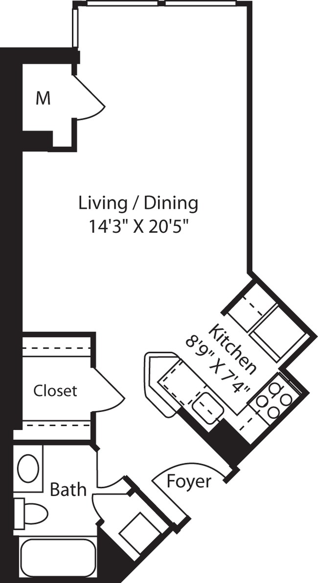 Floorplan - The Prime at Arlington Courthouse