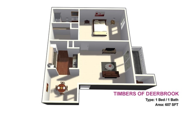One Bed / One Bath - Timbers of Deerbrook