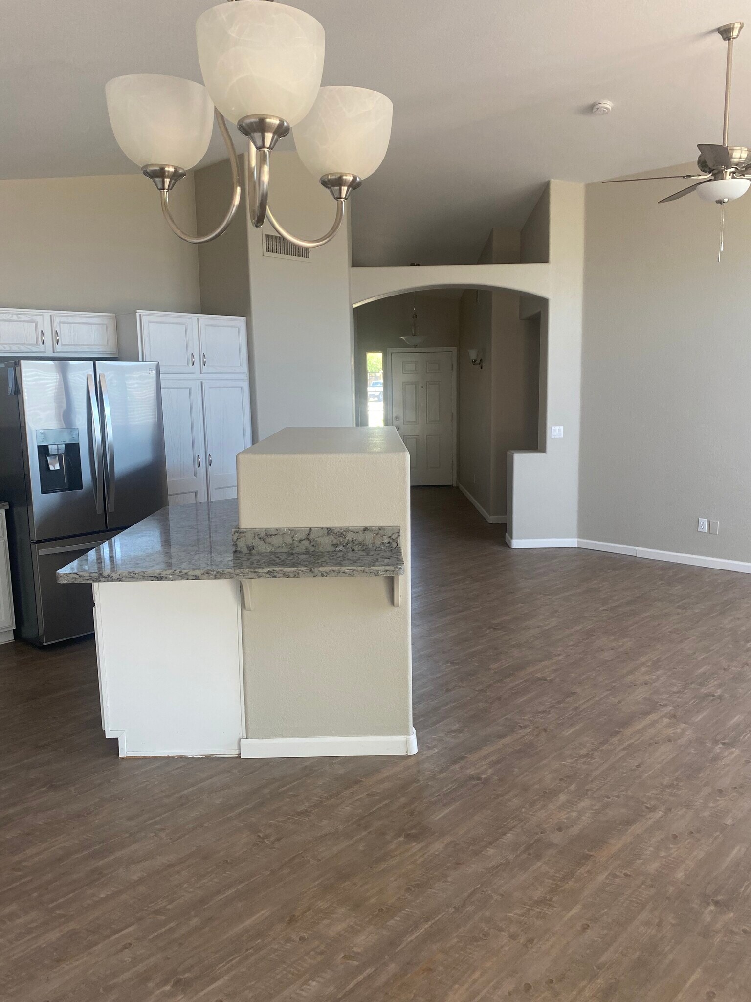 kitchen and media center - 7146 W Hunnington Dr