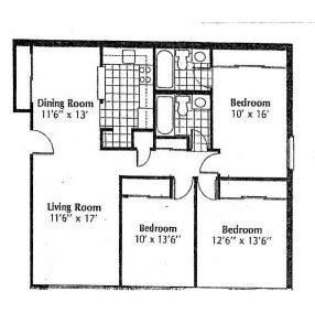 Floorplan - Valley Green Apartment Homes