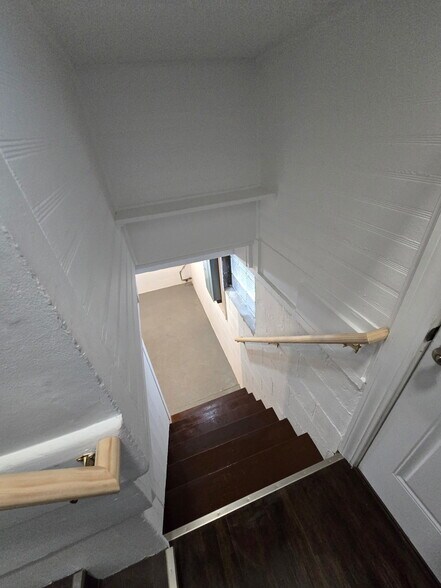 Basement stairs from kitchen/back door - 1473 Montgomery Ave