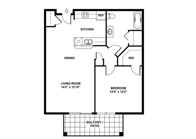 Floorplan - Highlands South Apartments