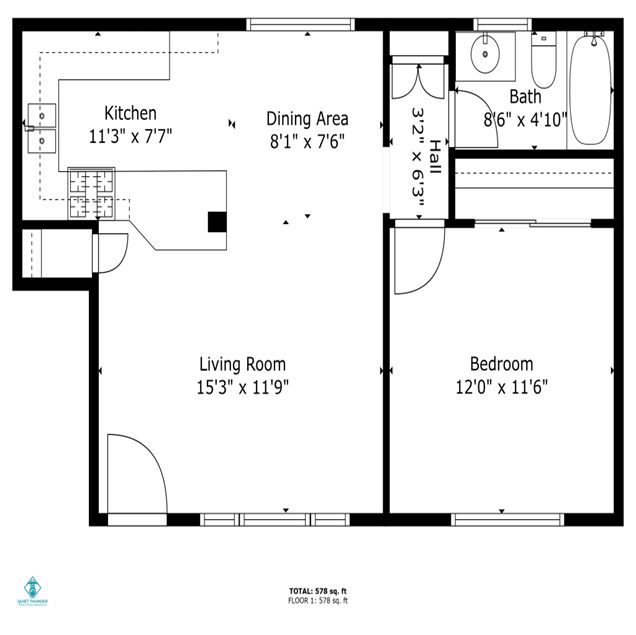 Floorplan - 8721 Imperial Hwy.
