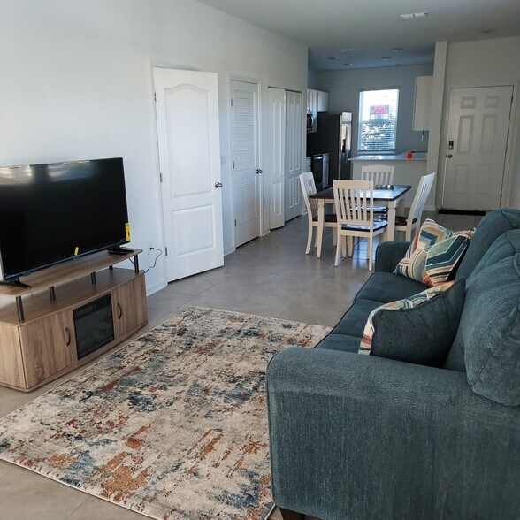 Living area, dining area and kitchen - 67 Sage Branch St
