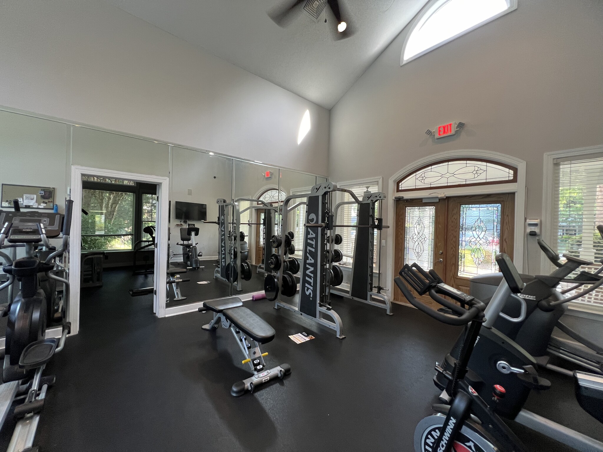 Deluxe fitness rooms. - 45 Sycamore Ave