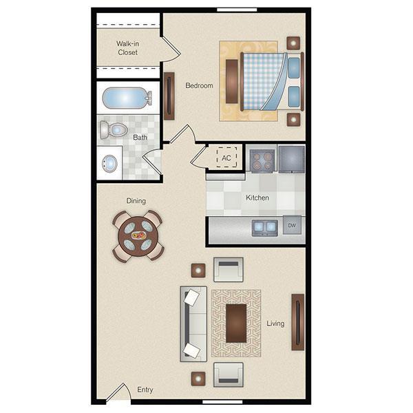 Floorplan - Lory of College Station
