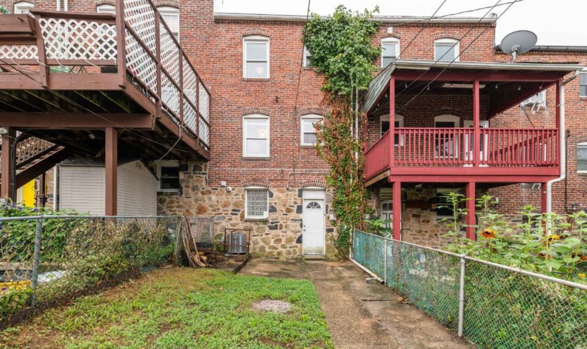 Backyard looking in - 1330 W 37th St