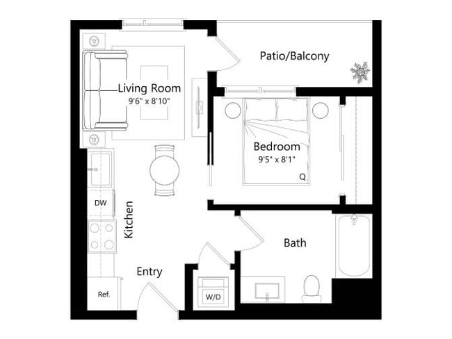 Floorplan - The Santa Monica Collection - 1650 Lincoln