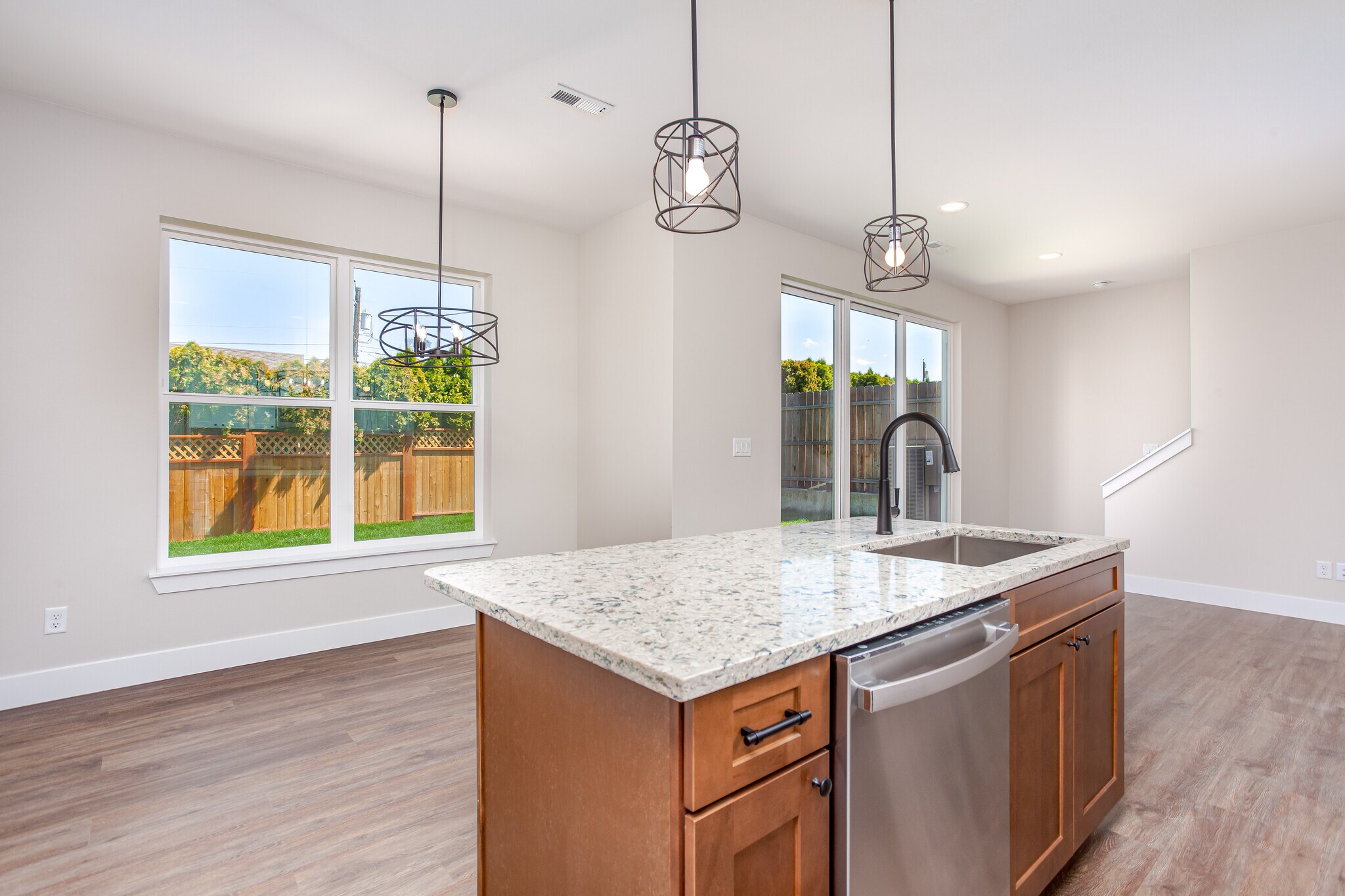 Kitchen overlooking Dining & Living areas - 1205 Fuller St
