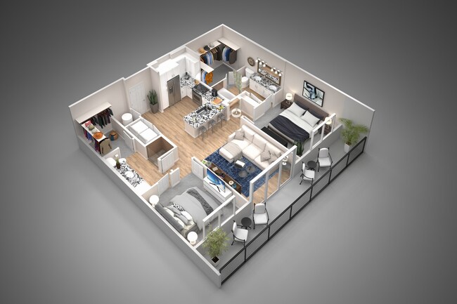 Floorplan - The Halsten at Chauncey Lane