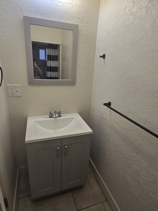 Bathroom sink & Mirror - 2050 Monroe Blvd