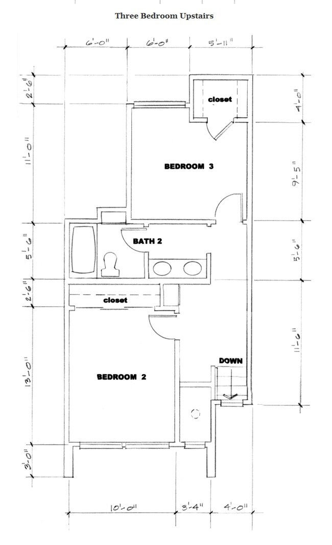 3BR/2BA - Upstairs - Dos Pinos
