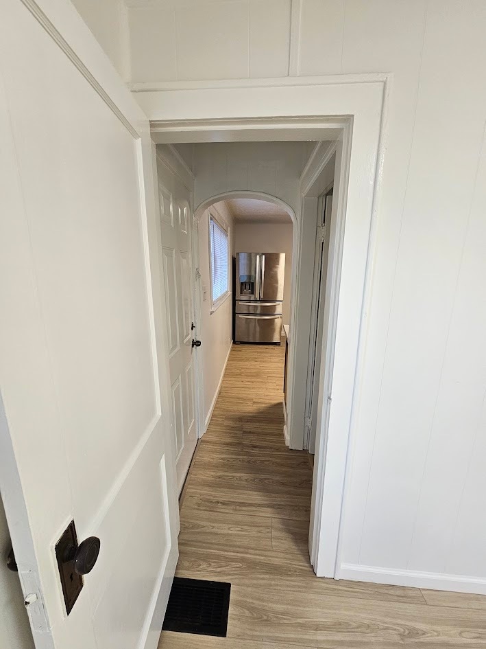 Hall to Basement, Outside, Kitchen - 441 Cecil Ave