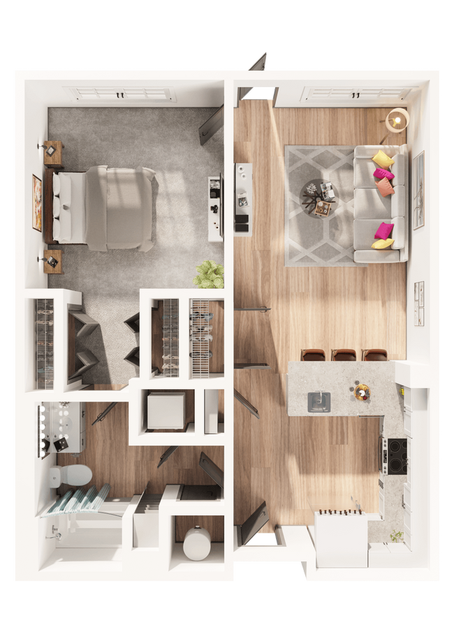 Floorplan - Arapahoe Square Apartments