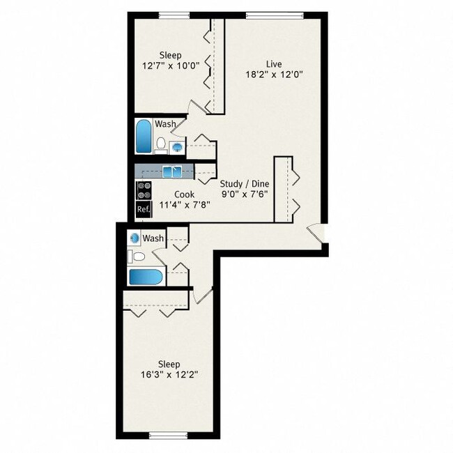 Floorplan - Reside 707